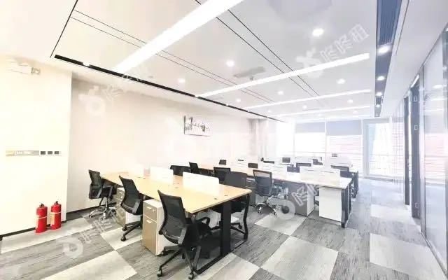 赛西科技大厦写字楼318㎡精装户型·中层南向出租实景图