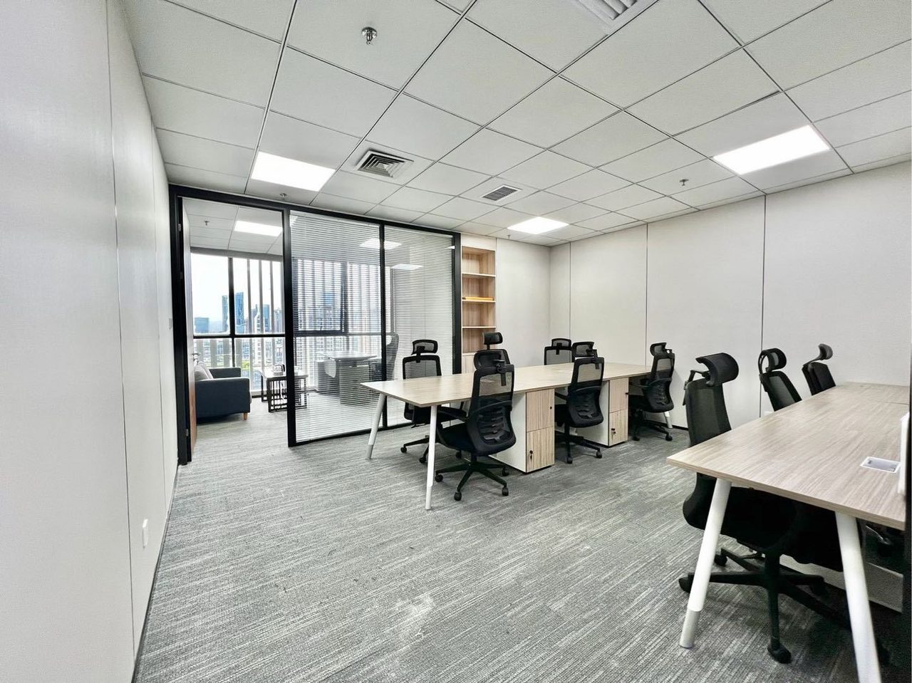 深圳湾科技生态园写字楼135㎡精装户型·高层北向出租实景图