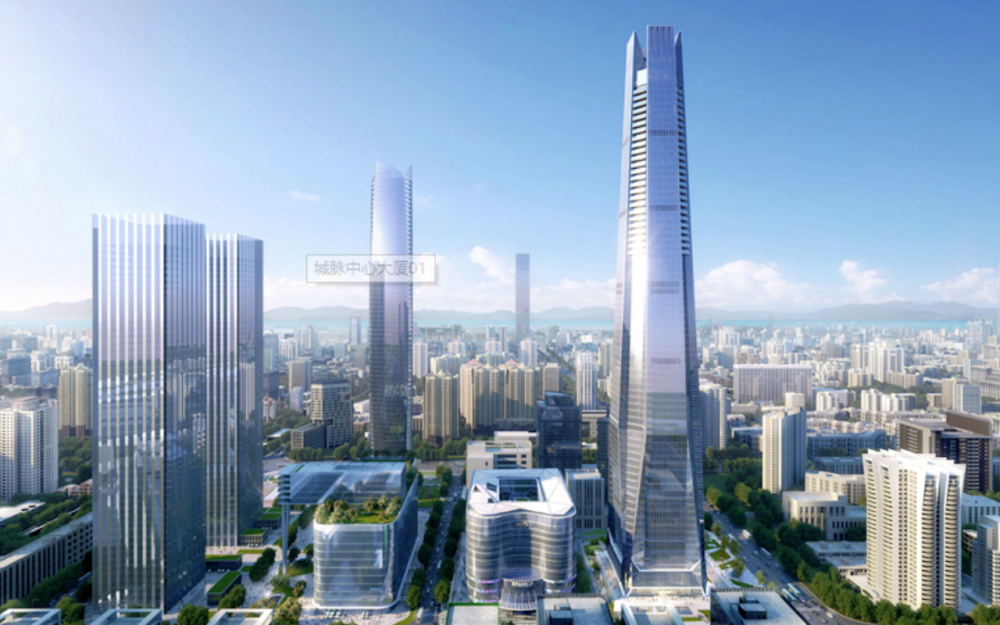城脉中心实景图