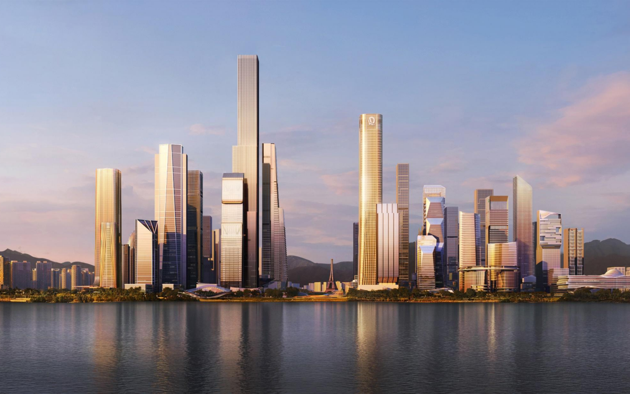深圳湾SIC超级总部中心实景图