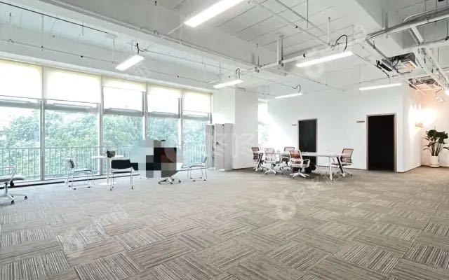 唐商科技大厦430㎡精装办公室出租,低层南向采光好实景图