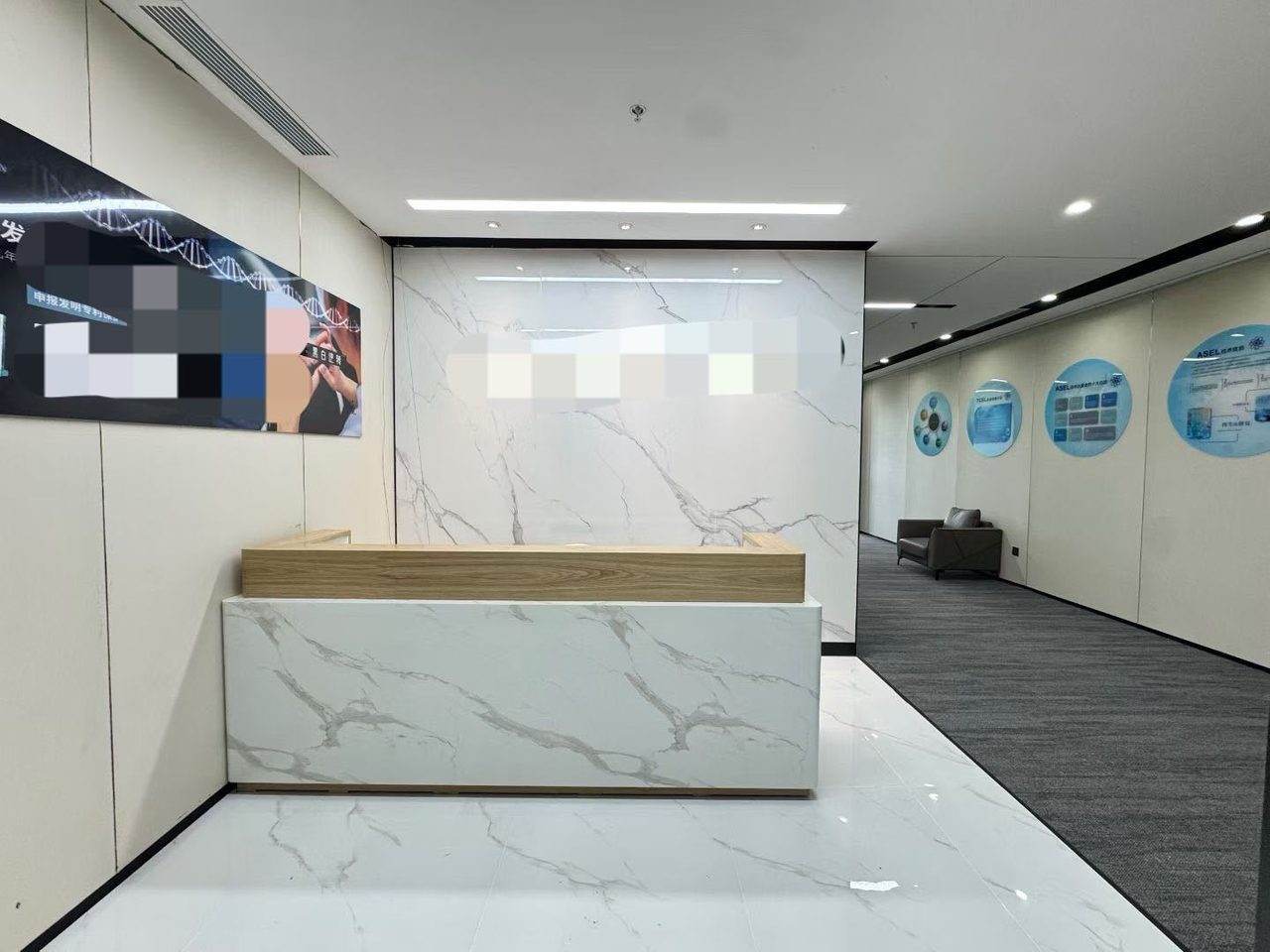 百丽大厦写字楼219㎡精装户型·中层东南向出租