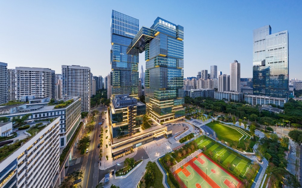 金地威新中心实景图