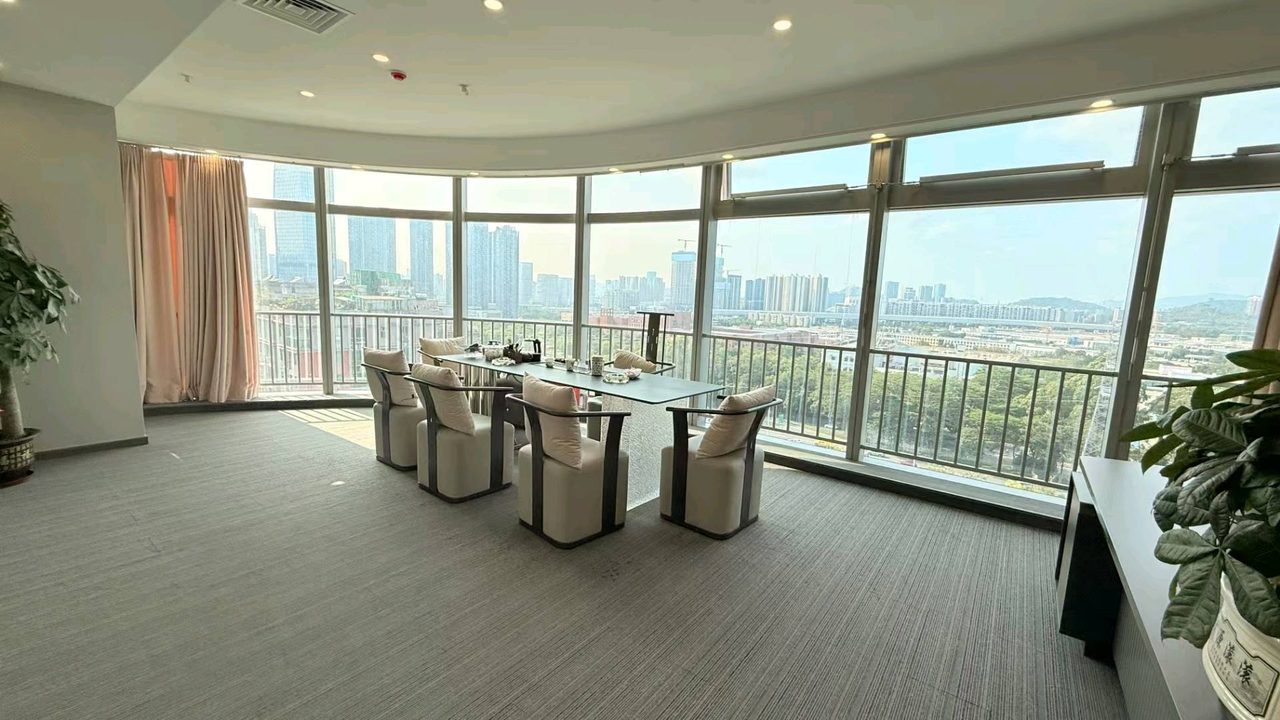 南山区南头 唐商科技大厦462㎡精装办公间中层出租实景图