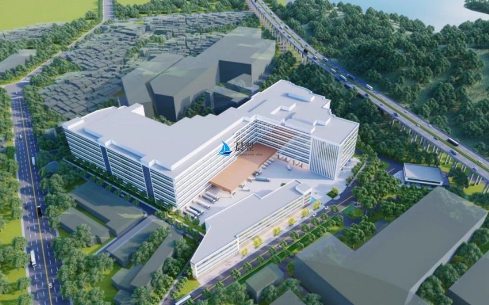 湾区数字仓物流园实景图