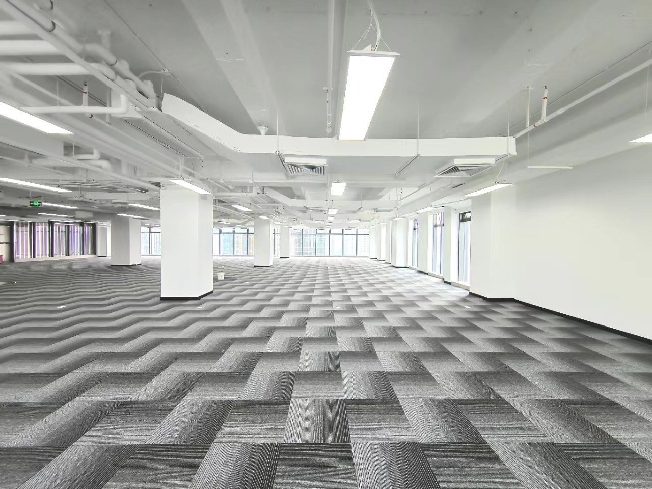 中科大厦写字楼1507㎡精装户型·高层四面采光向出租实景图