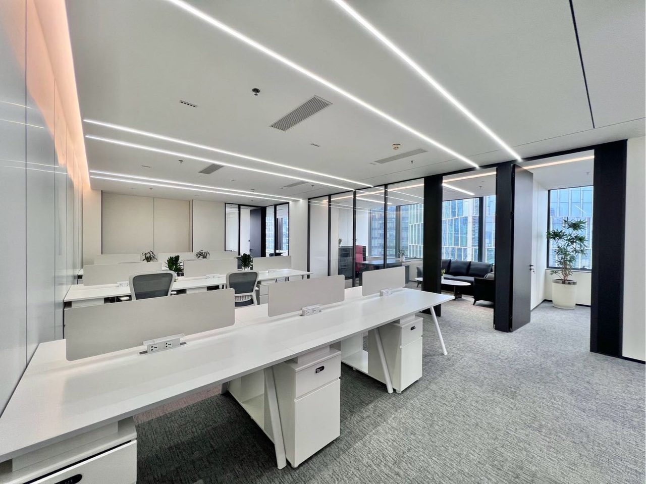 南山区科技园写字楼出租 芒果网大厦 368㎡精装实景图