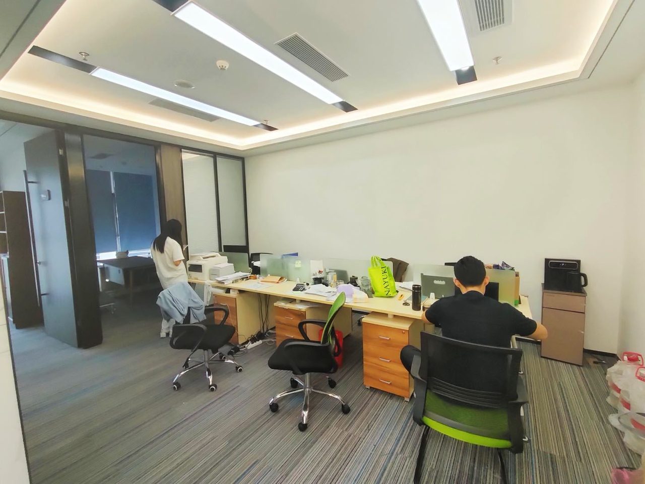 南山区科技园 深圳北航大厦128㎡精装办公间高层出租实景图