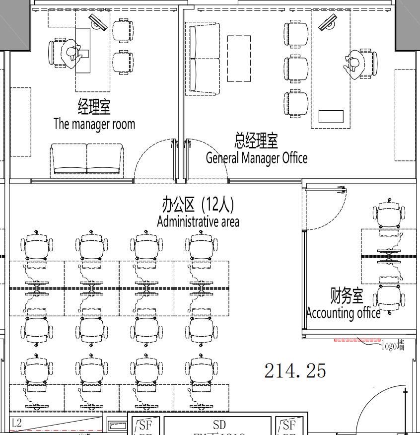 创富大厦·美百年科创中心 214.28㎡ 豪装 高层办公室出租