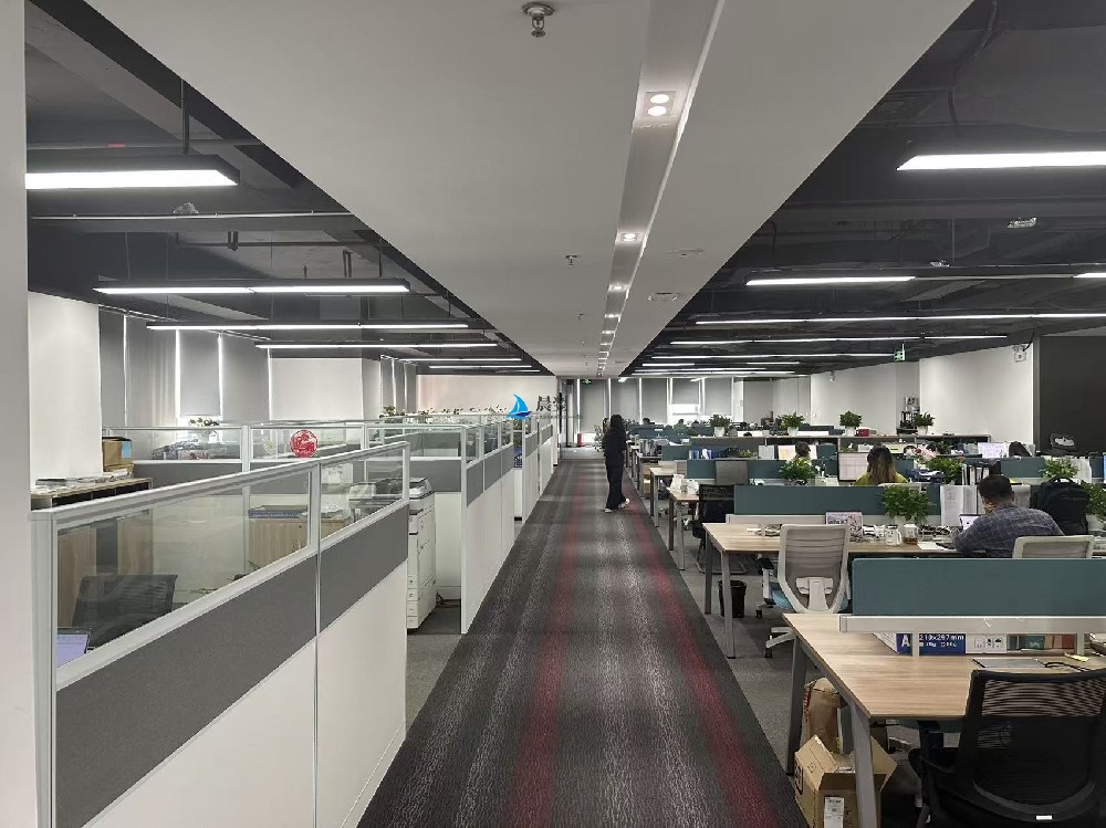 创智云城2051.47平米办公室出租,开发商直租,精装修,户型方正实景图