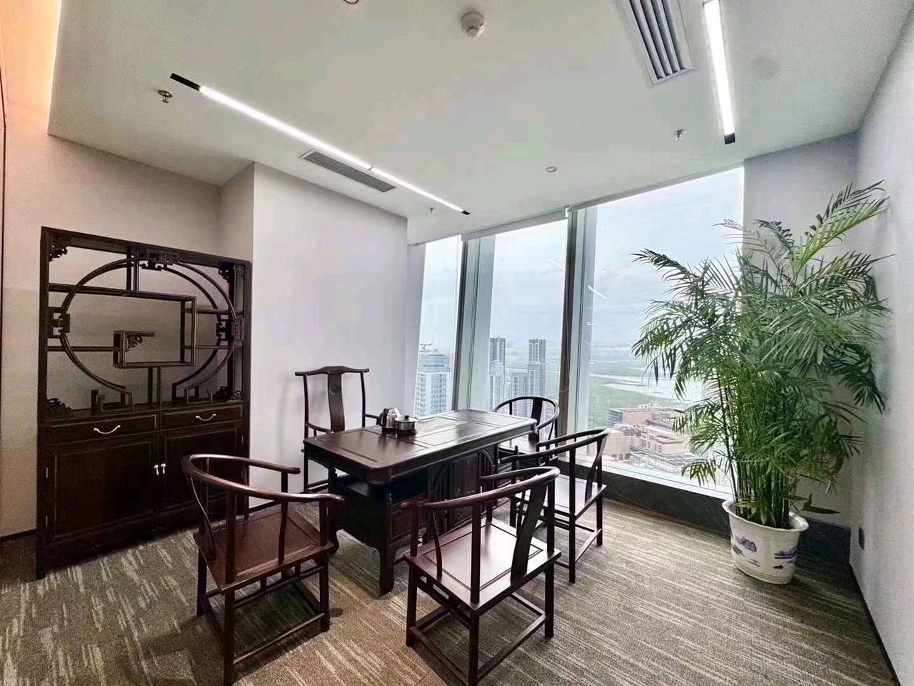 856㎡豪装办公室 京基滨河时代·近下沙站·高层实景图