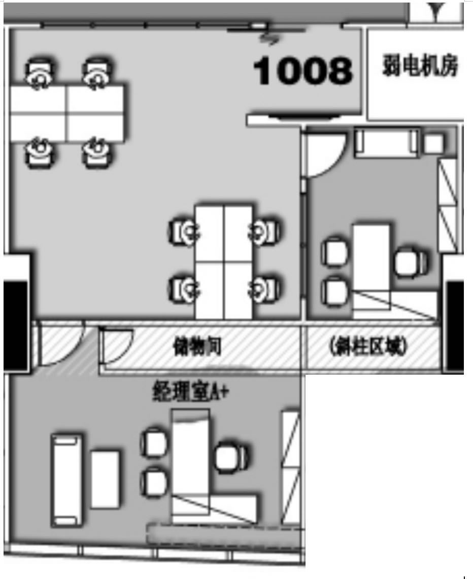 汉京中心(汉京金融中心) 168㎡ 精装 中层办公室出租