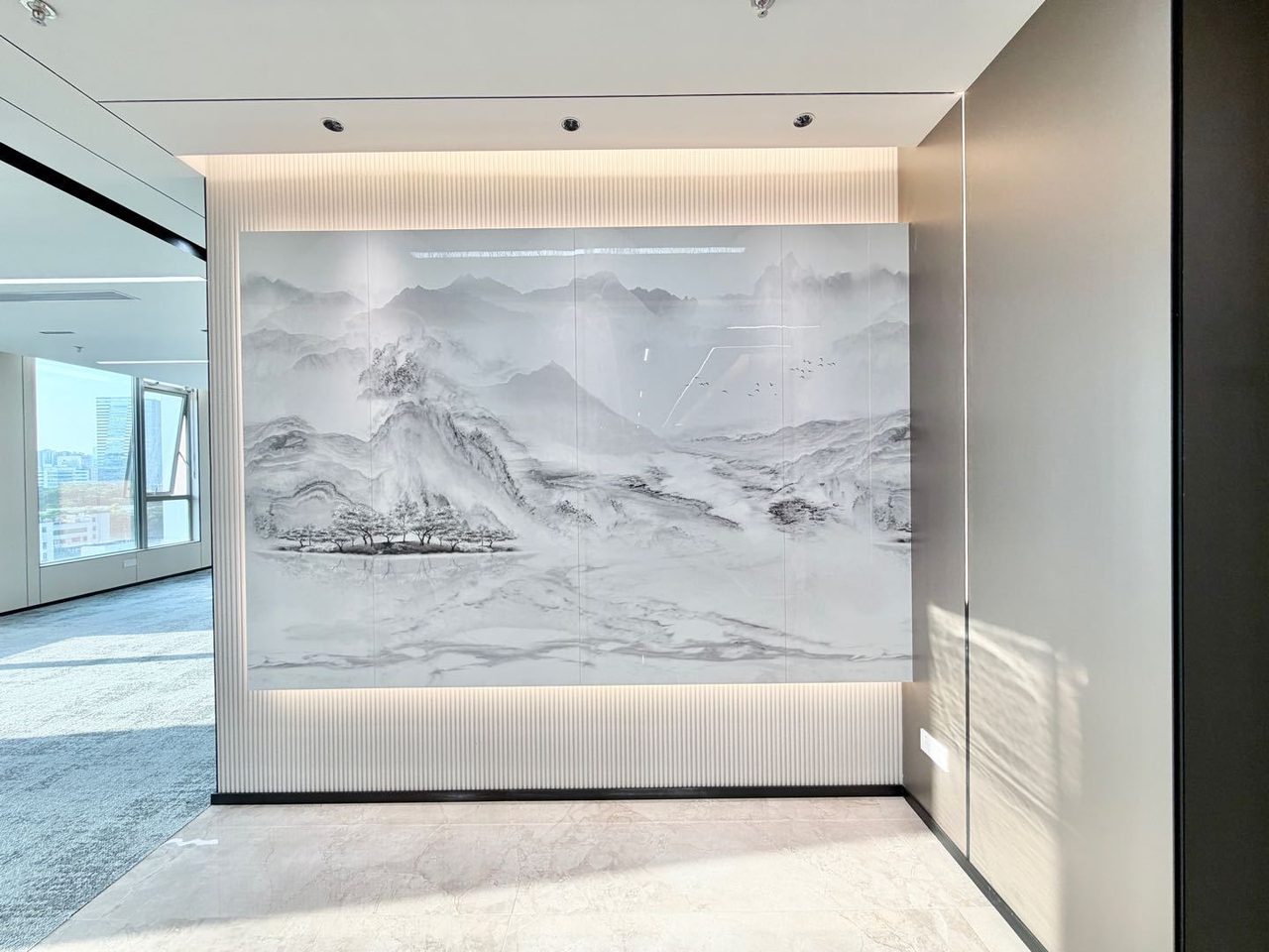 南山区科技园 远望谷大厦284㎡精装办公间低层出租