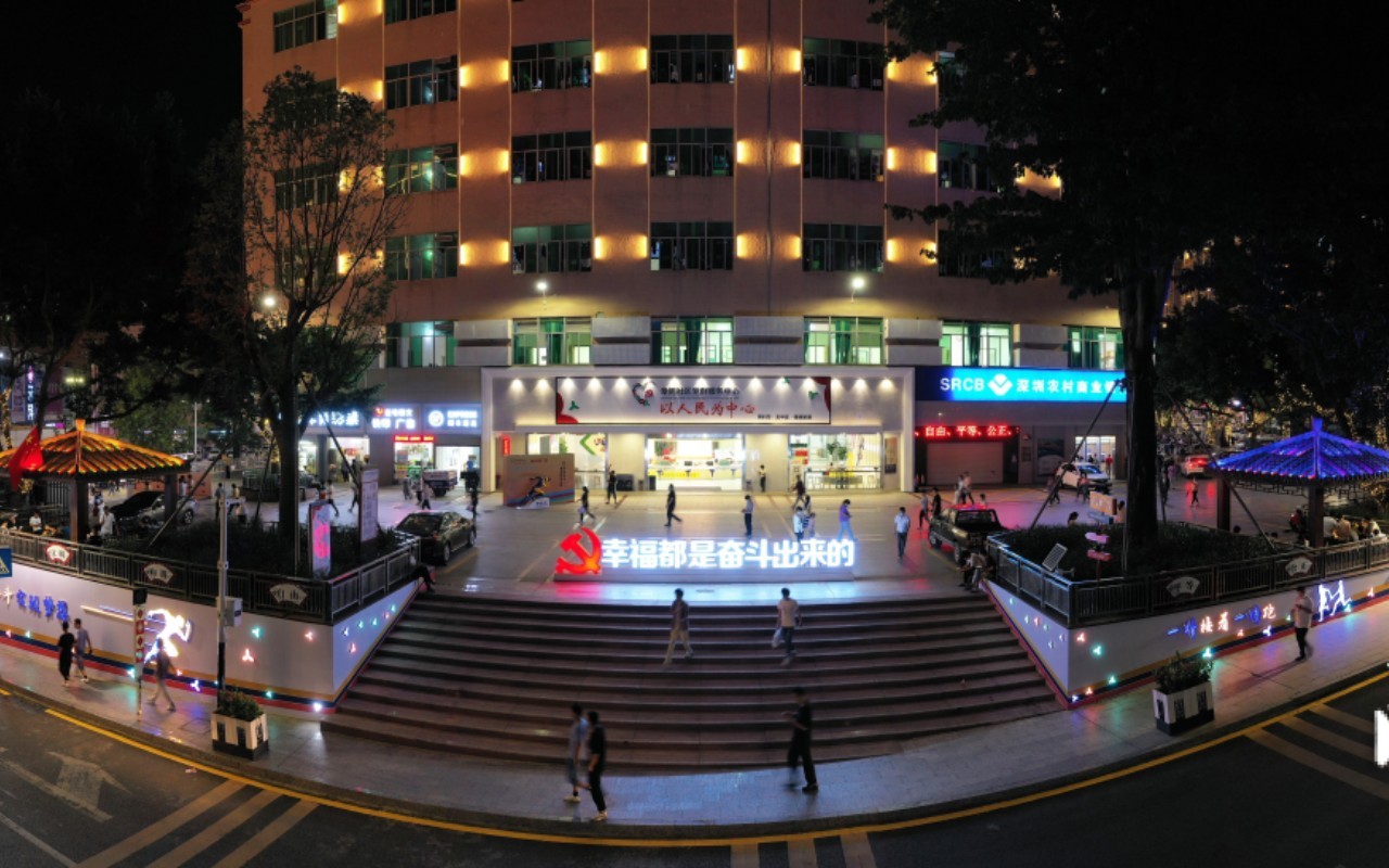 奋斗商业广场实景图
