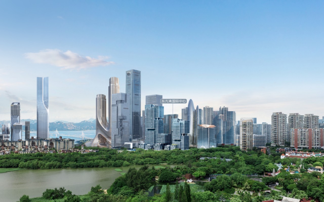 东方湾国际中心实景图