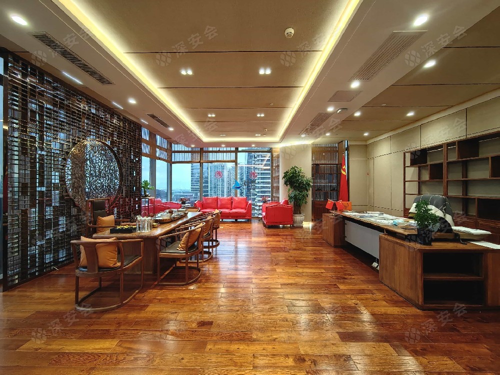 【深圳湾壹号792㎡整层办公出租】23万/月|精装修带家私实景图