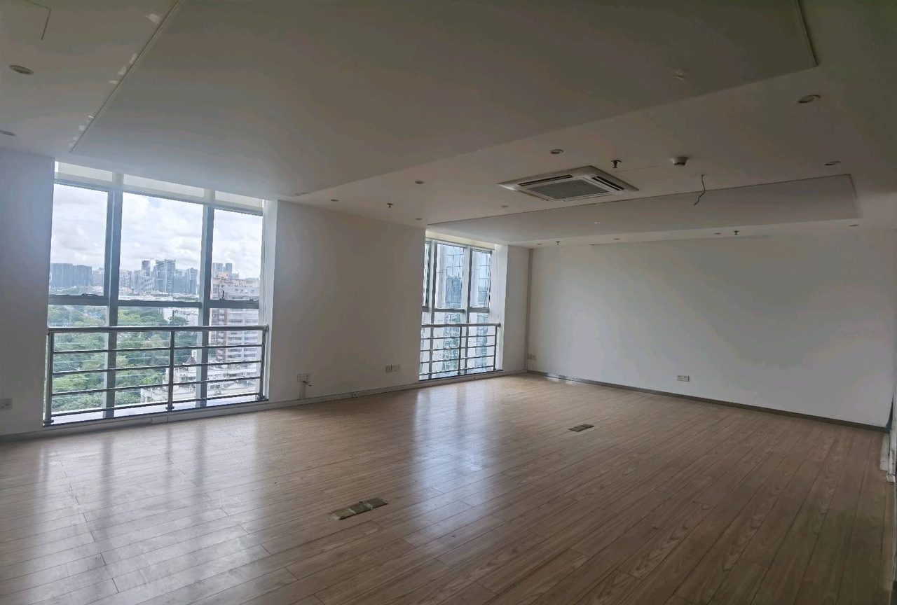 研祥科技大厦637㎡豪装办公室出租,高层北向采光好