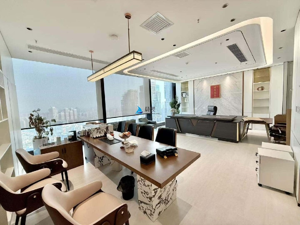 【前海金融中心832㎡办公室出租】 高区海景 180元/㎡ 整层上下水实景图