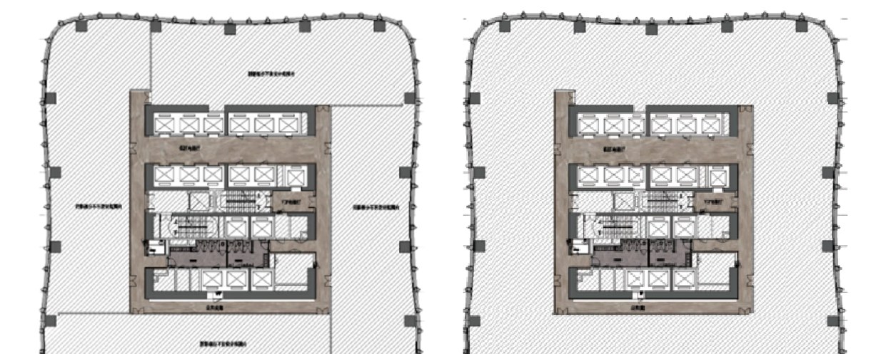 光明科技金融大厦 500㎡ 毛坯 低楼层办公室出租