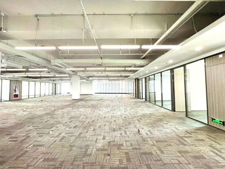 深圳市软件产业基地写字楼980㎡精装户型·中层四面采光向出租