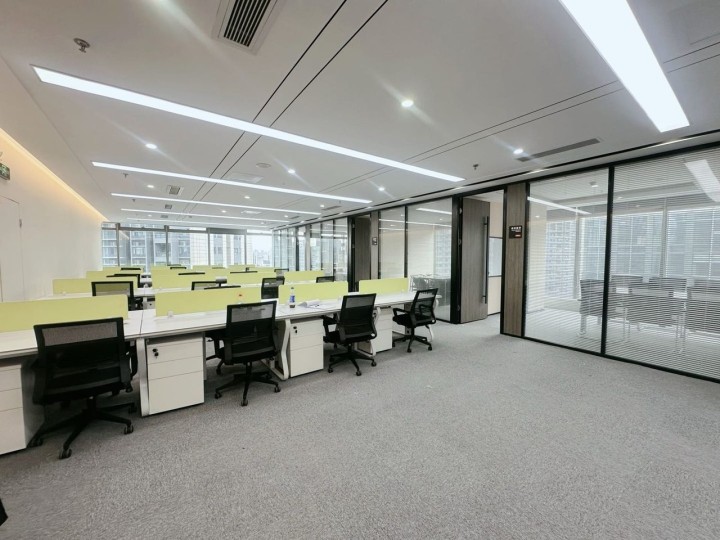 豪威科技大厦写字楼385㎡精装户型·高层西北向出租