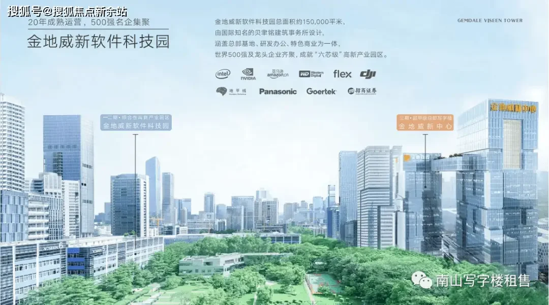 深圳南山【金地威新中心】写字楼招商中心