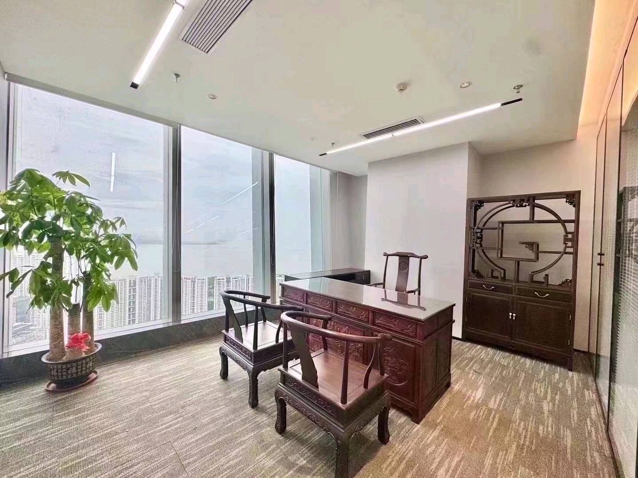 856㎡豪装办公室 京基滨河时代·近下沙站·高层