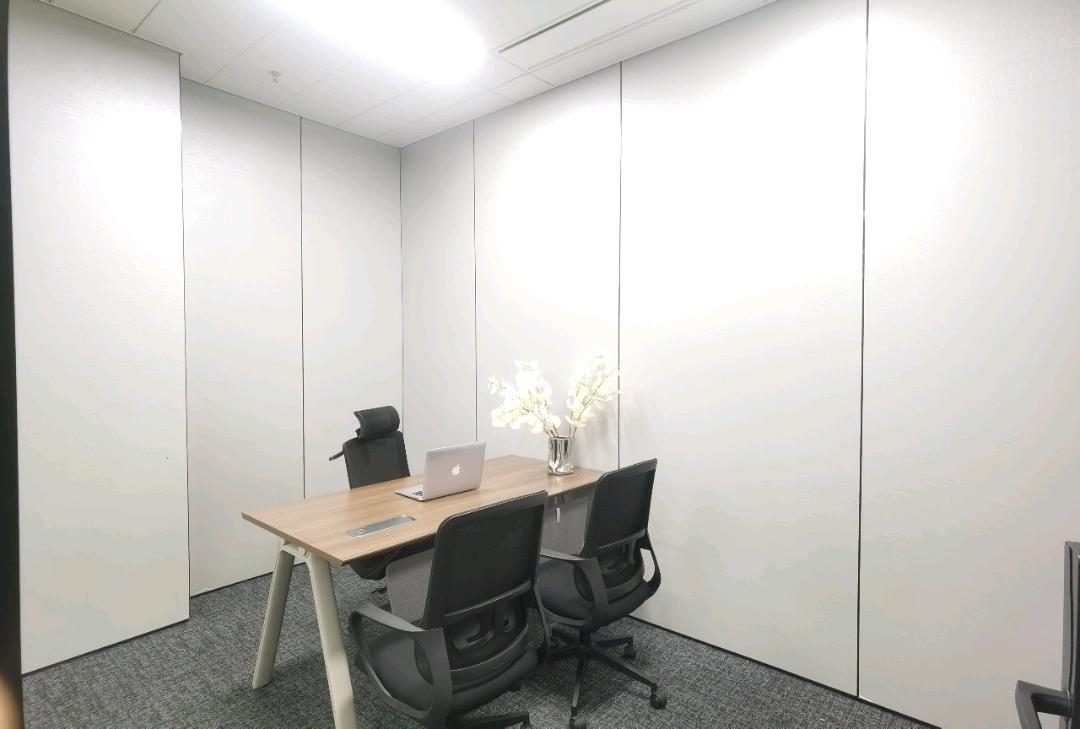 深圳湾SIC超级总部中心298㎡精装办公室出租,中层东向采光好