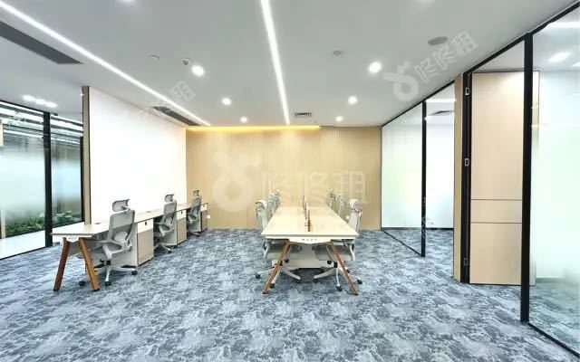 九洲电器大厦写字楼130㎡豪装户型·中层北向出租