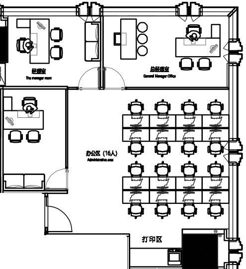 南山区超级总部基地 神州数码国际创新中心200㎡精装办公间中层出租