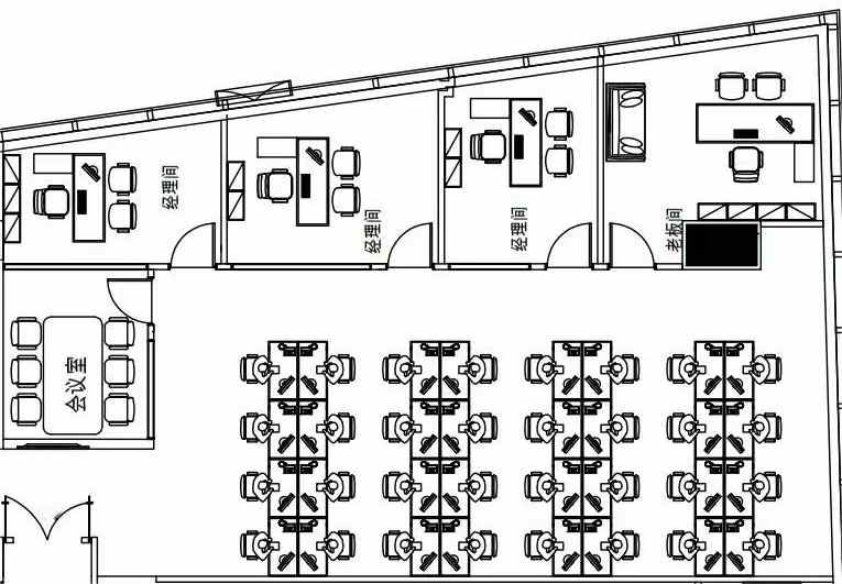 汉京金融中心410㎡办公室出租