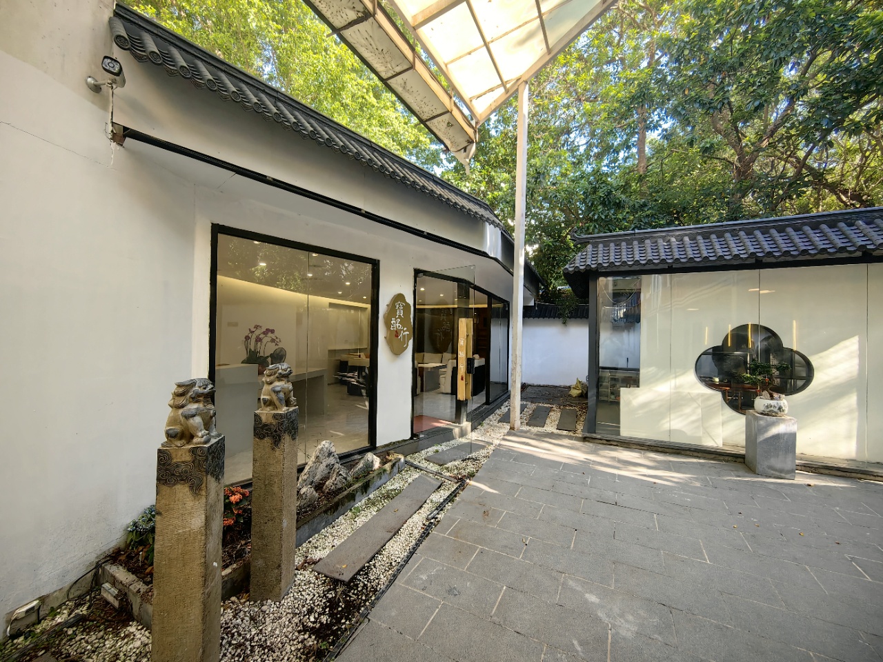 深圳独栋带120㎡院子会所出租