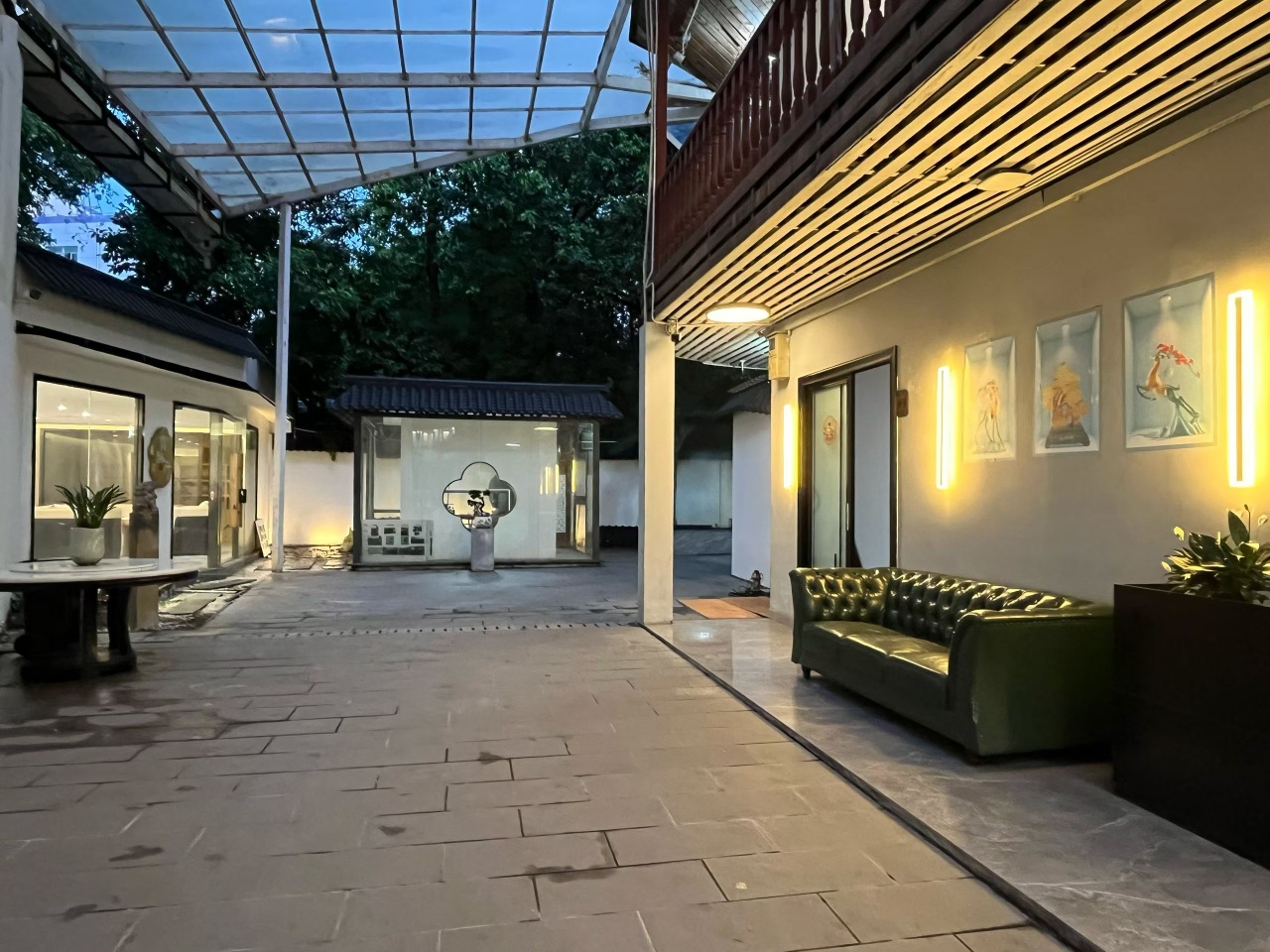 深圳独栋带120㎡院子会所出租