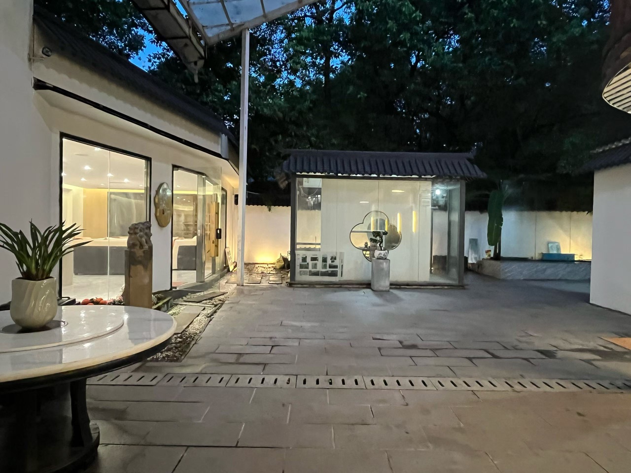 深圳独栋带120㎡院子会所出租