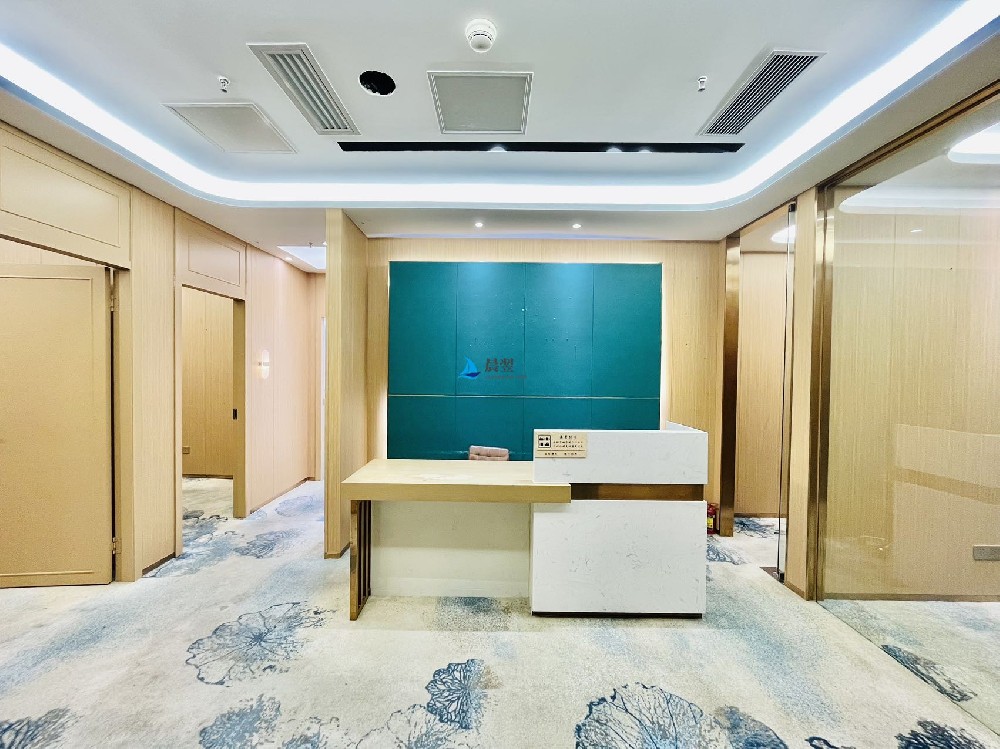 【中洲控股中心225㎡办公室出租】自带上下水｜现成营业装修