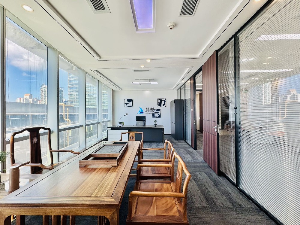 中洲控股中心256平办公室出租｜特价88元/㎡ 双面采光 2+1可改3+1