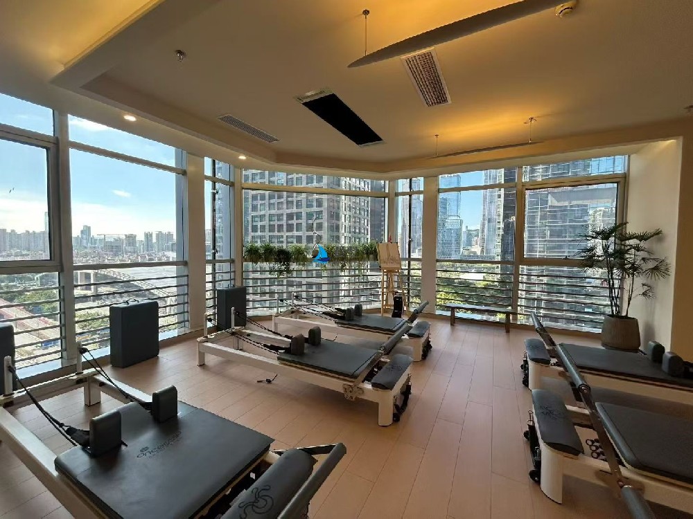 深圳福田瑜伽工作室场地｜296㎡｜6+1格局｜带镜墙地胶
