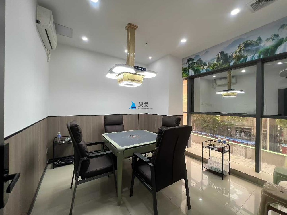 【共乐华庭现成棋牌室280㎡ 】9格间 月租1万含管理费,近西乡地铁口