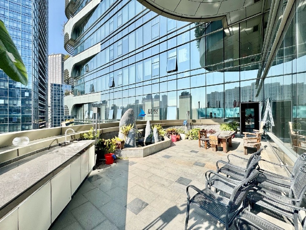 【智慧广场767.09㎡写字楼出租】全红木家私 12+1格局 业主直租