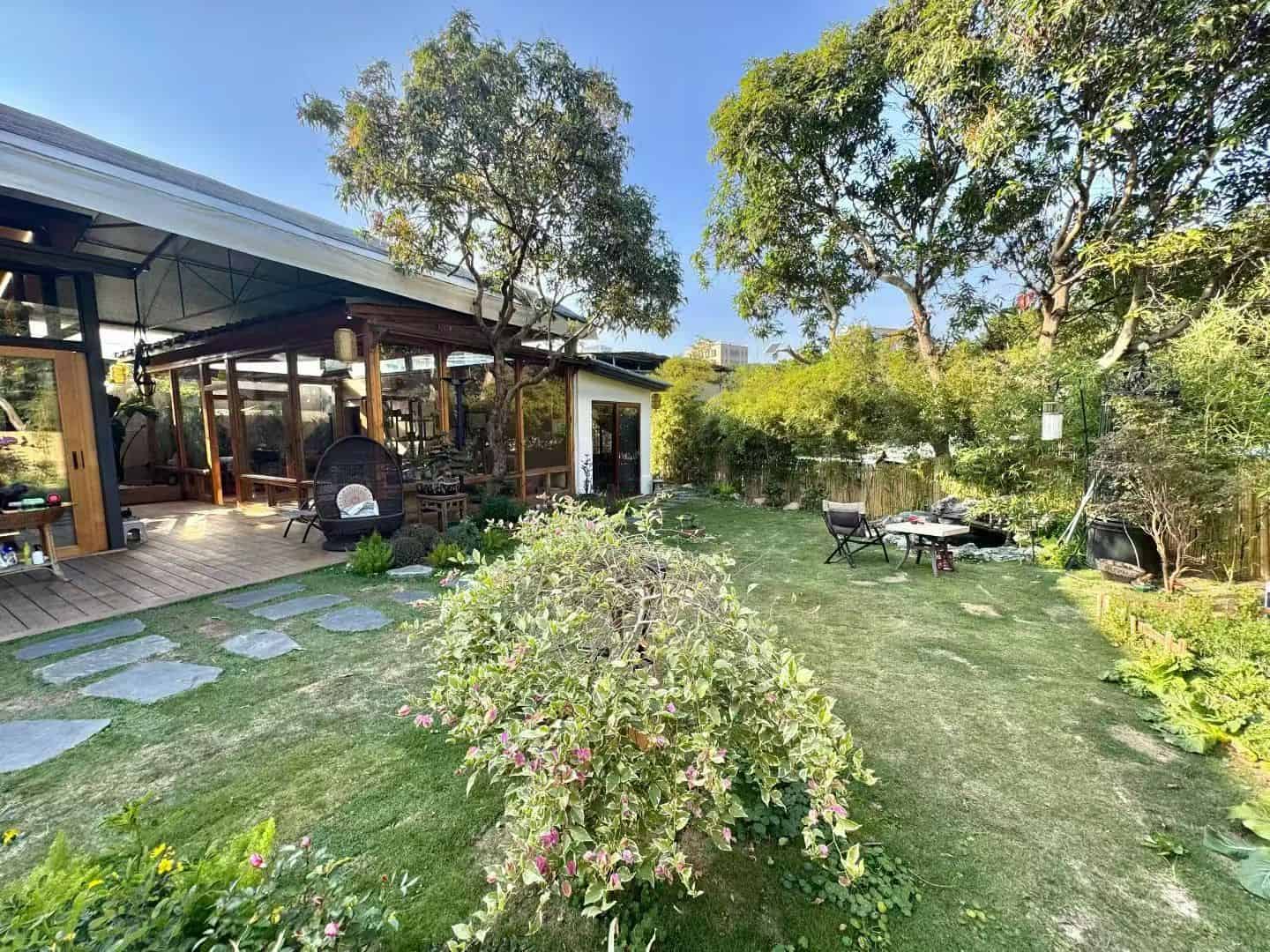 西丽湖中式会所出租300㎡室内+400㎡花园