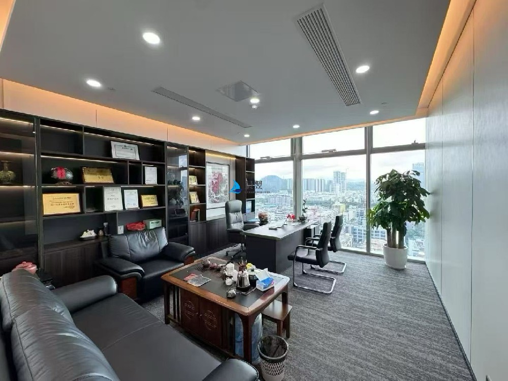 玺玥大厦388.8㎡办公室出租 精装 7+1格局 双面采光 地铁口物业