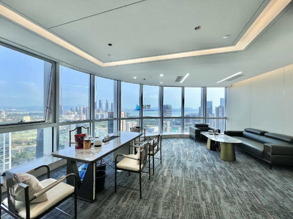 【华润置地大厦578㎡办公室出租】 深圳湾全海景 6+1格局